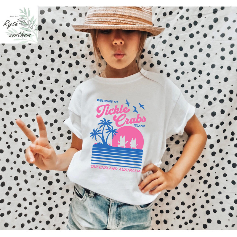 Bluey - Welcome To Tickle Crab Island - Queensland Autralia Comfort Colors® Shirt, Tickle Crab Shirt, Tickle Crab Island Tee - 4.jpg