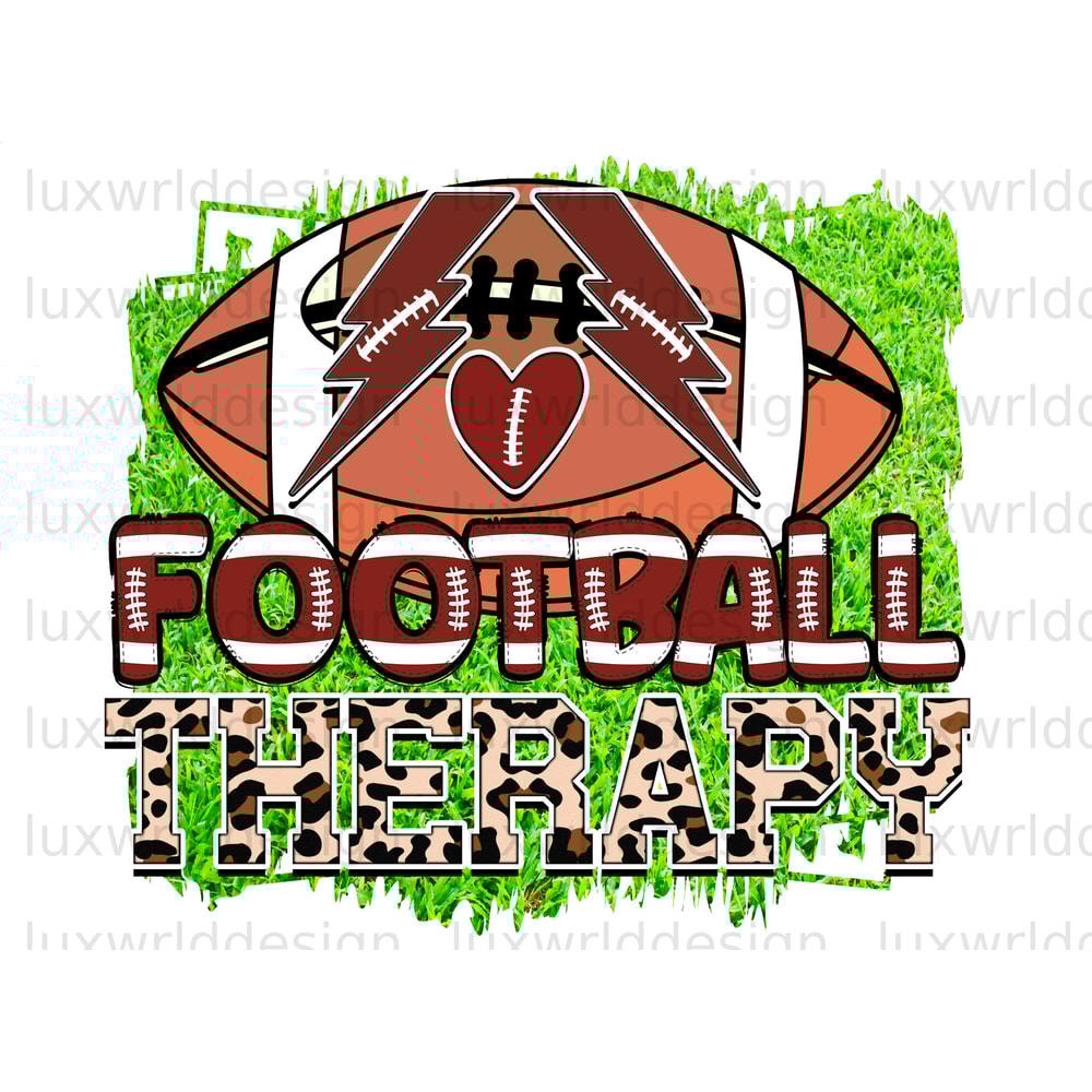 Football Therapy PNG Football Png Football Game png Sublimation Design Digital Design Football Shirt Designs Sublimate Designs - 1.jpg