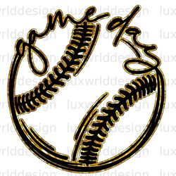 game day baseball retro png  baseball clipart  bas