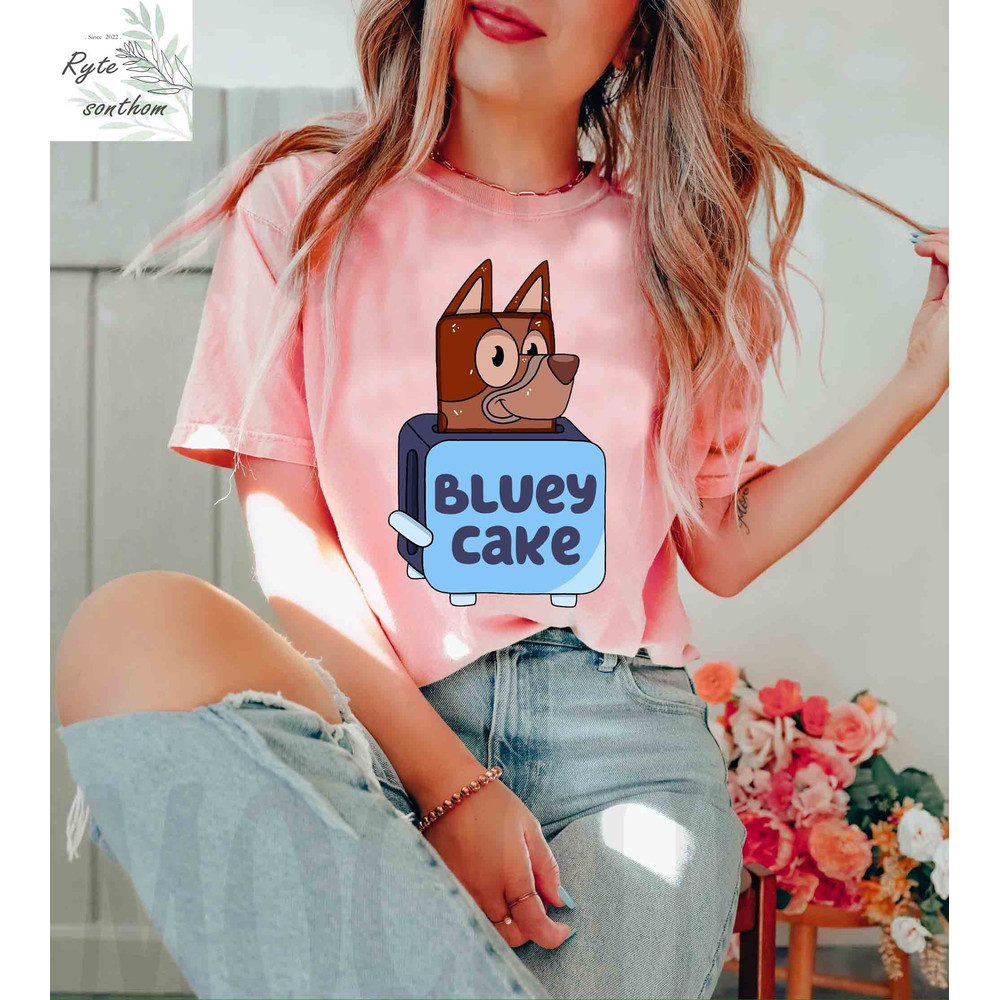 Bluey Cake Comfort Colors® Shirt, Bluey Cake Biscuit Shirt , Bluey Cake Biscuit Premium Shirt - 2.jpg