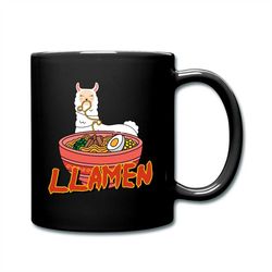 ramen gift, ramen mug, funny ramen mug, noodle mug, llama mug, gift for her, ramen gifts, funny mug, ramen gift idea, ll