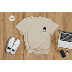pocket mickey mouse shirt, mickey disneyland t-shirt, disney trip tee, disney mickey mouse shirt, disneyland gift