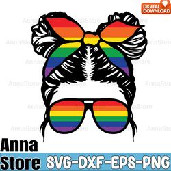 lgbtq daughter and mom life svg,lgbt svg,lesbian svg , gay svg, bisexual svg, transgender svg, queer svg,pride svg