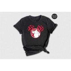 mickey mouse baymax t-shirt, cute baymax gift, disney family tee, big hero six gift, chubby baymax tee, adorable baymax