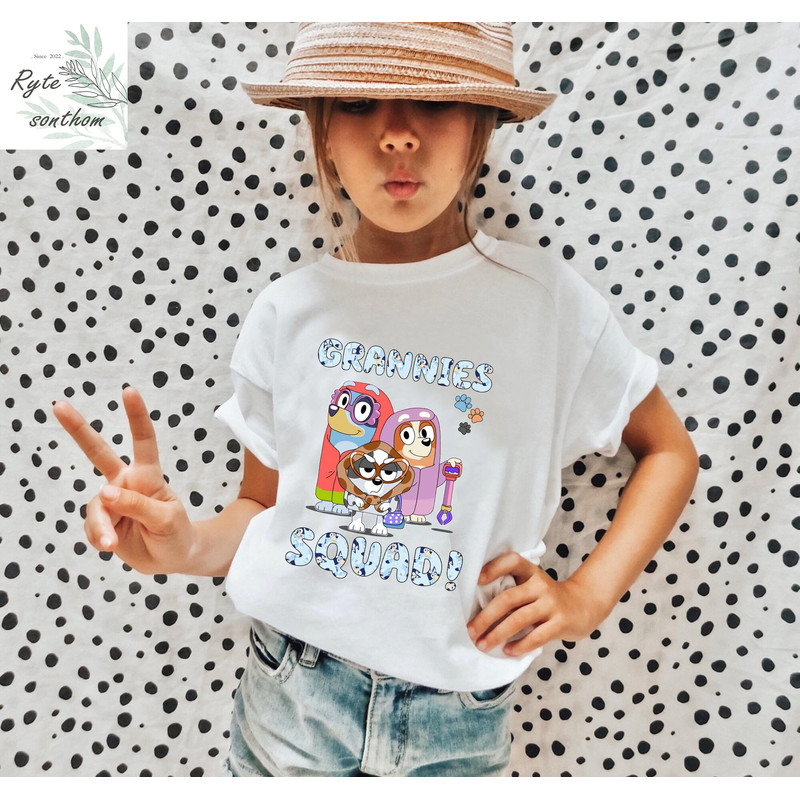 Bluey, Bingo, Muffin - Grannies Squad Comfort Colors® Shirt, Bluey Grannies Squad Shirt, Bluey Grannies Meme Tee - 4.jpg