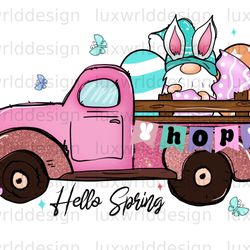 hello spring truck png easter png happy easter d