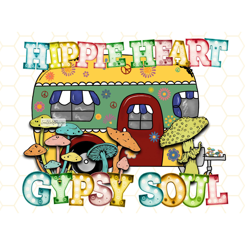 Hippie Heart Gypsy Soul PNG  Hippie png  Hippie Soul png  Sublimation Design  Digital Design Download  Peace Sign png  Flowers - 1.jpg