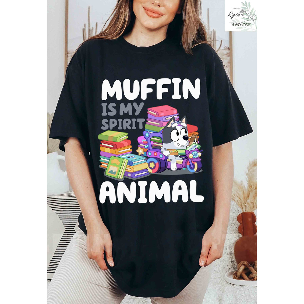 Muffin is My Spirit Animal Comfort Colors® Shirt, Muffin Heeler Premium Shirt, Muffin Heeler is My Spirit Animal Shirt - 1.jpg
