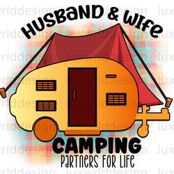 husband and wife camping partners for life png ca