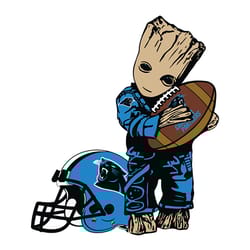 groot fan carolina panthers nfl svg, football svg, silhouette svg fies