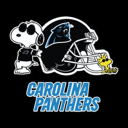 carolina panthers snoopy nfl svg, football svg, silhouette svg fies