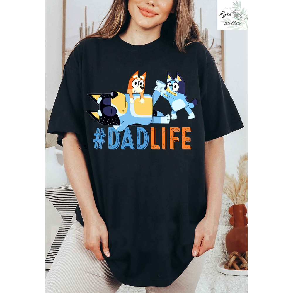 Bandit Heeler Dad Life Comfort Colors® Shirt, Bandit, and Bluey, Bingo Shirt, Bandit Heeler Dad Shirt - 3.jpg