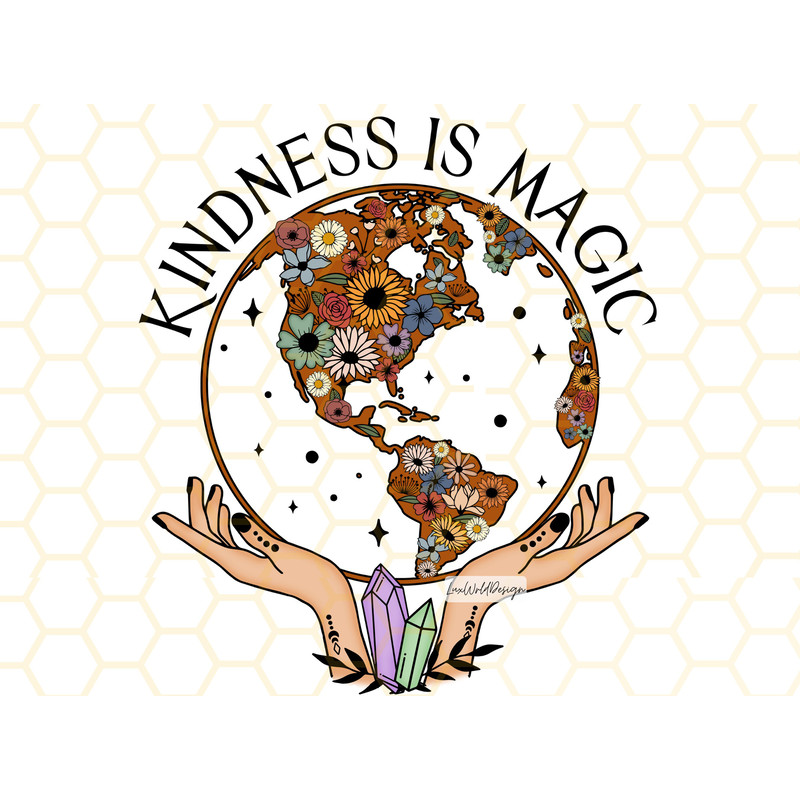 Kindness Is Magic PNG Kindness png Be Kind png Magic png Sublimation Design Digital Design Download Shirt Designs Graphic - 1.jpg