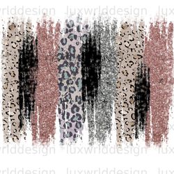 leopard cowhide pink black glitter background png