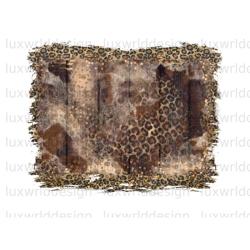 Leopard Cowhide Wood Retro Background PNG Western Background png Sublimation Design Digital Design Download Western png - 1.jpg