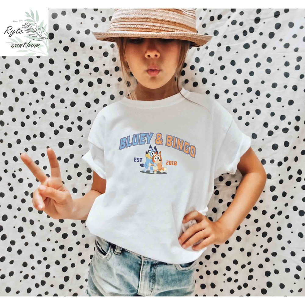 Bluey and Bingo Est 2018 Comfort Colors® Shirt, Bluey and Bingo Est 2018 Premium Shirt, Bluey and Bingo Clothes - 4.jpg