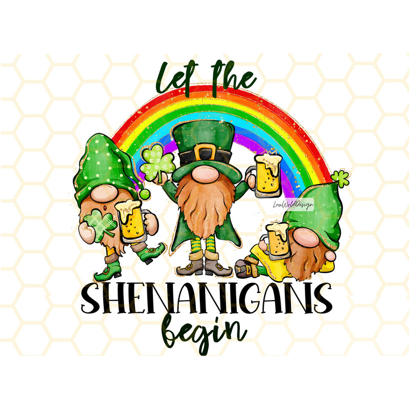Let The Shenanigans Begin PNG St Patrick's Day png St Patricks png Sublimation Design Digital Design Download Lucky Shamrock png - 1.jpg
