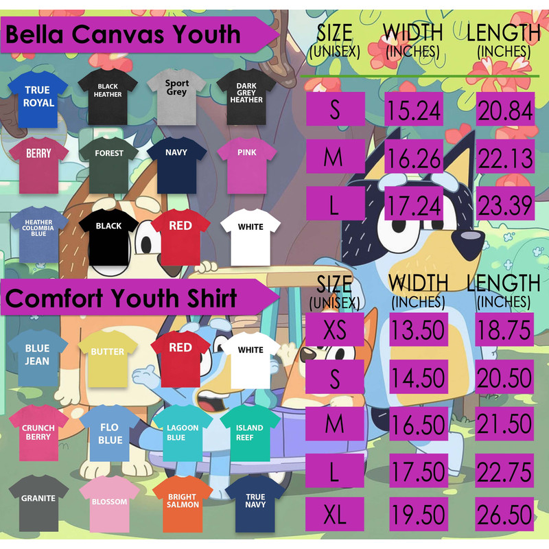 Bluey Family 4th Of July Comfort Colors® Shirt, Heeler Family Independence Day Shirt, Bandit Heeler Family 4th Of July Firework Shirt - 6.jpg