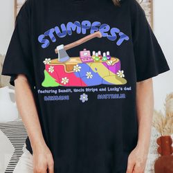 bluey stumpfest brisbane australia comfort colors digital, blu