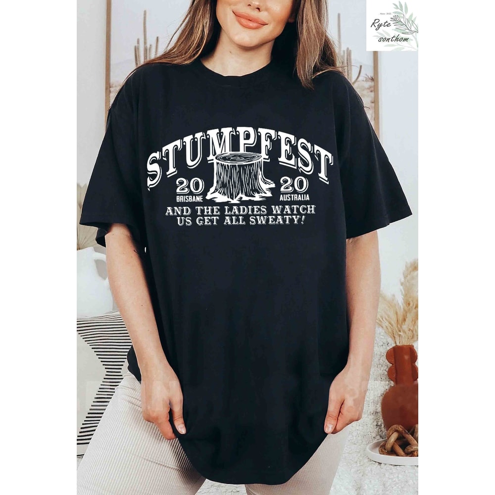 Bluey Stumpfest Brisbane Australia Est 2020 and The Ladies Watch Us Great All Sweaty! Comfort Colors® Shirt, Bluey Stumpfest Shirt - 1.jpg
