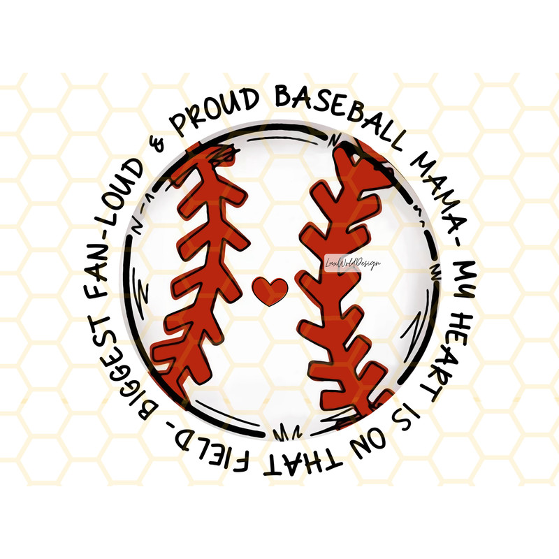 Loud And Proud Baseball Mom PNG Baseball Clipart Baseball Mama png Baseball Shirt Design Sublimation Design Digital Design - 1.jpg