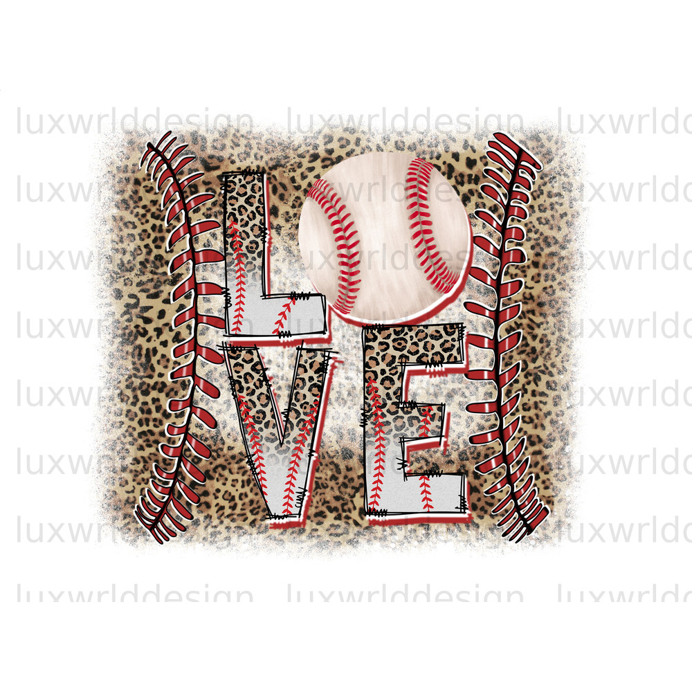 Love Baseball PNG Baseball Clipart Baseball Mom png Sublimation Design Digital Design Baseball Shirt Design Sublimate Designs - 1.jpg
