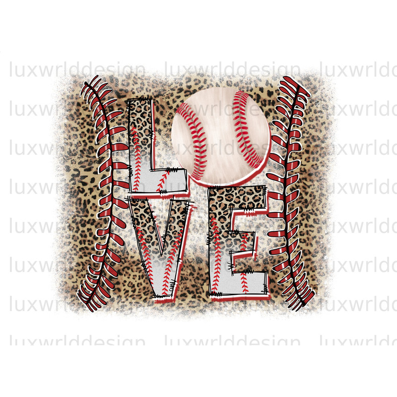 Love Baseball PNG Baseball Clipart Baseball Mom png Sublimation Design Digital Design Baseball Shirt Design Sublimate Designs - 1.jpg