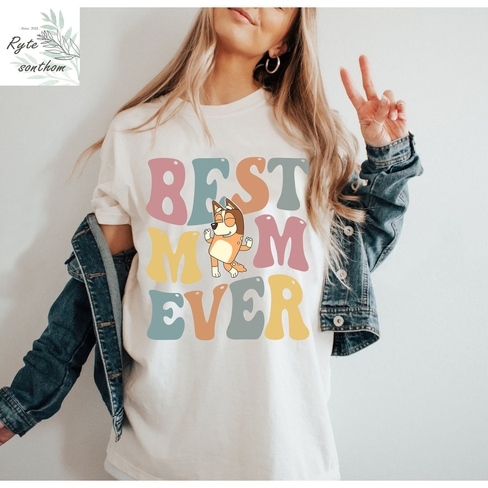Chilli Best Mom Ever Comfort Colors® Shirt, Chilli Heeler Mom Vintage Shirt, Chilli Heeler Mama Shirt - 2.jpg