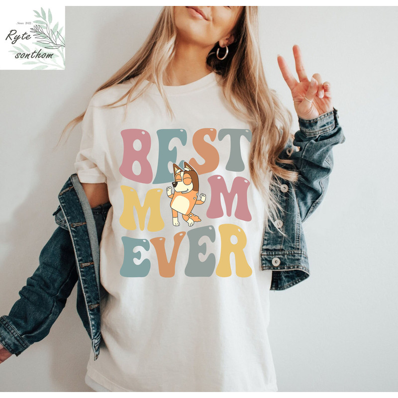 Chilli Best Mom Ever Comfort Colors® Shirt, Chilli Heeler Mom Vintage Shirt, Chilli Heeler Mama Shirt - 2.jpg