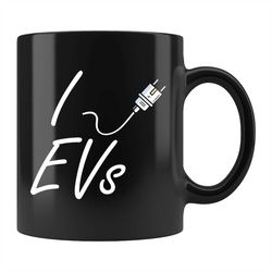 electric car gift, electric car mug, ev mug, car coffee mugs, go green mug, electric vehicle mug, electric vehicle gift