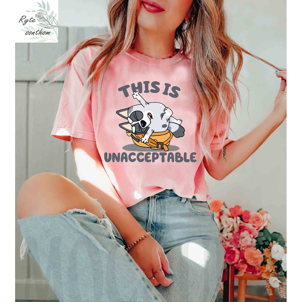 Muffin Heeler - This is Unacceptable Comfort Colors® Shirt, Muffin Heeler Premium Shirt, Muffin Cousin Unacceptable Shirt - 2.jpg