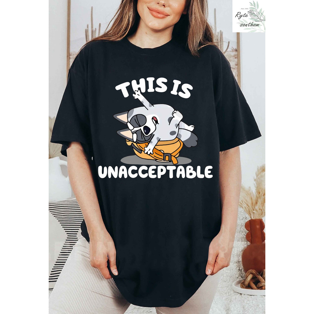 Muffin Heeler - This is Unacceptable Comfort Colors® Shirt, Muffin Heeler Premium Shirt, Muffin Cousin Unacceptable Shirt - 3.jpg