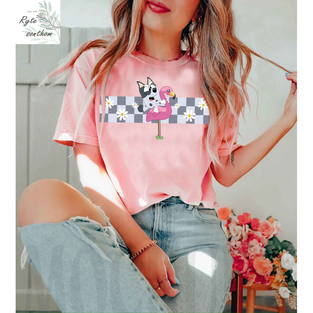 Muffin Heeler Checkerred Comfort Colors® Shirt, Muffin Heeler Checkerred Premium Shirt, Muffin Cousin Checkerred Tee - 3.jpg