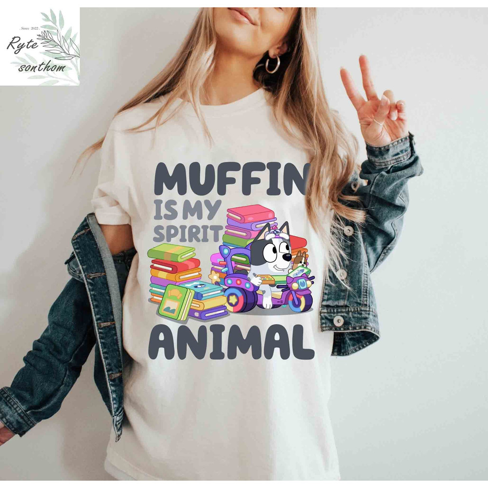 Muffin is My Spirit Animal Comfort Colors® Shirt, Muffin Heeler Premium Shirt, Muffin Heeler is My Spirit Animal Shirt - 2.jpg