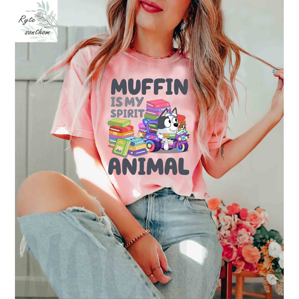 Muffin is My Spirit Animal Comfort Colors® Shirt, Muffin Heeler Premium Shirt, Muffin Heeler is My Spirit Animal Shirt - 3.jpg