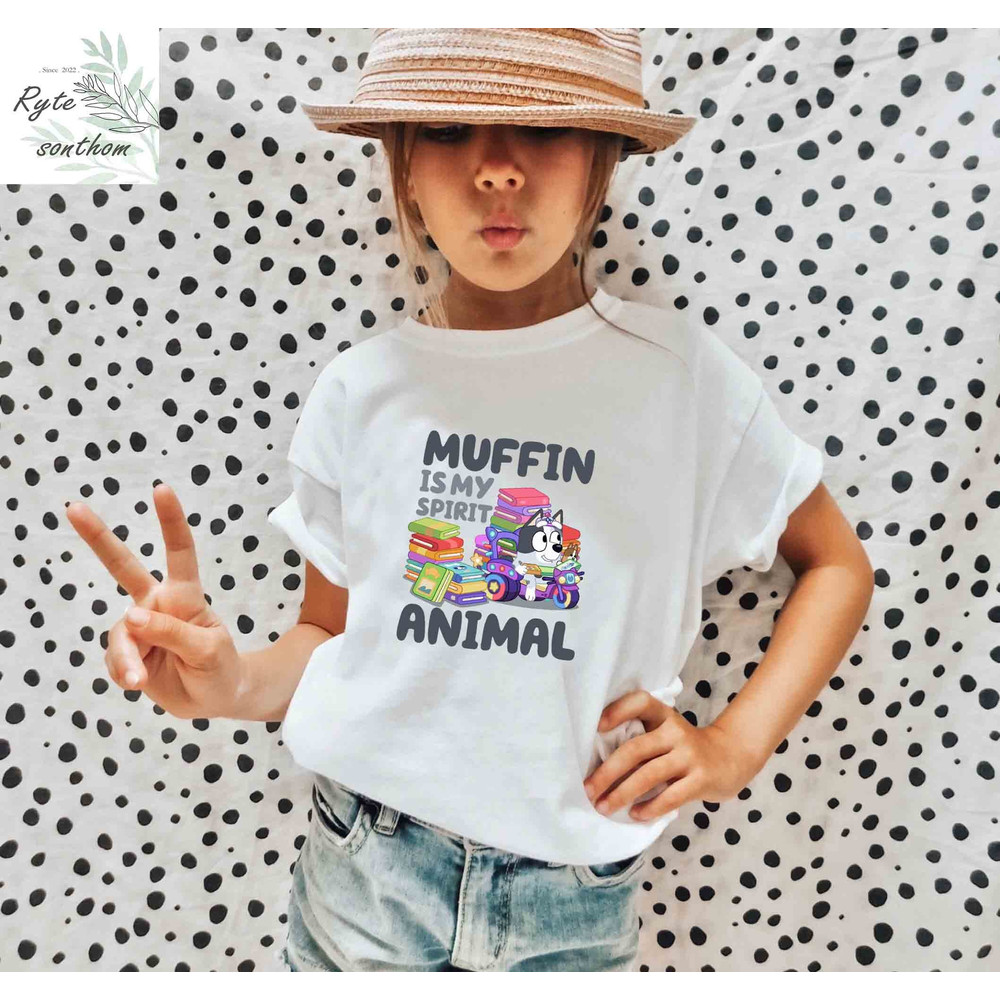 Muffin is My Spirit Animal Comfort Colors® Shirt, Muffin Heeler Premium Shirt, Muffin Heeler is My Spirit Animal Shirt - 4.jpg