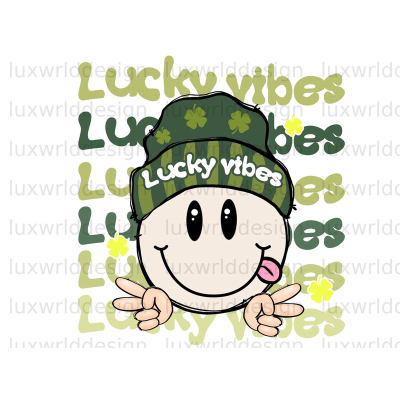 Lucky Vibes PNG  St Patrick's Day png  St Patricks png  Sublimation Design  Lucky Shamrock png  Digital Download  Lucky Png - 1.jpg