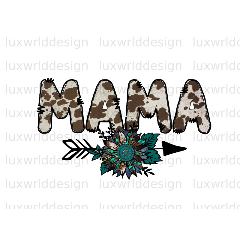 Mama Cowhide Western PNG Mama png Mother's Day png Sublimation Design Digital Design Download Mom png Western png - 1.jpg