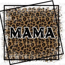 mama leopard western png  mama png  mothers day pn