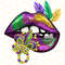 Mardi Gras Lips PNG Mardi Gras png Mardi Gras Design Png Fleur de Lis Png Sublimation Design Digital Design Download - 1.jpg