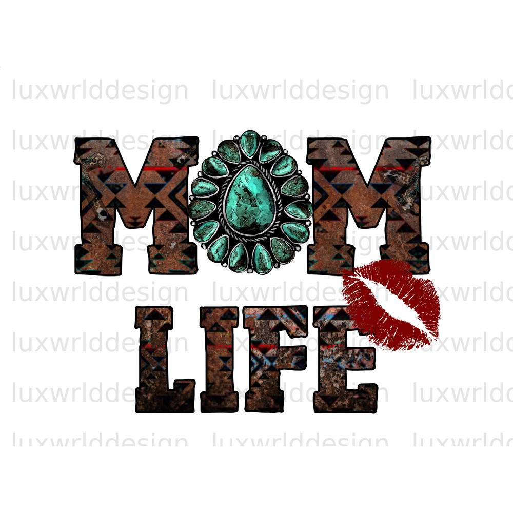 Mom Life Western PNG Mama png Mother's Day png Sublimation Design Digital Design Download Mom png Western png - 1.jpg