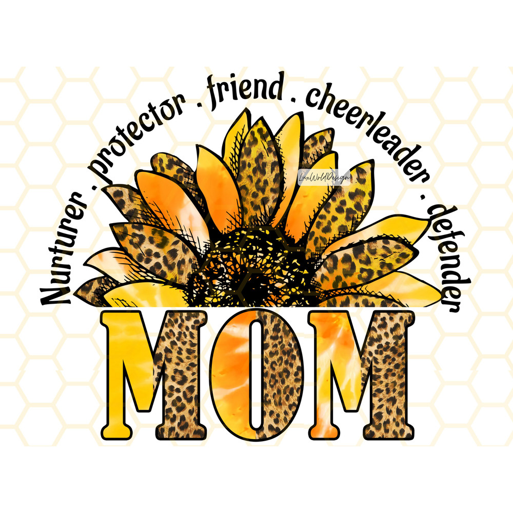 MOM PNG Mama png Mother's Day png Sunflower png Leopard png Sublimation Design Digital Design Download - 1.jpg