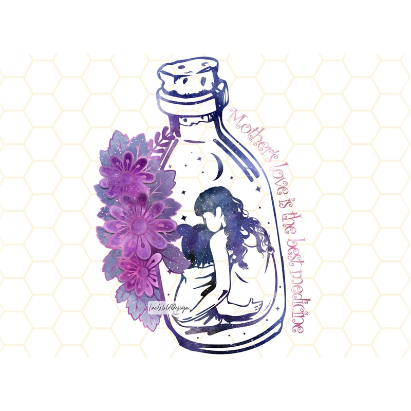 Mother's Love Is The Best Medicine PNG Mama png Mom png Mother's Day png Mom Life Sublimation Design Digital Design Download - 1.jpg