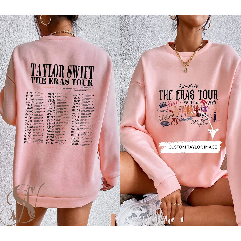 Custom Eras Tour Sweatshirt, Taylor The Eras Tour 2023, Taylor Swiftie Merch, The Tour Merch - 1.jpg