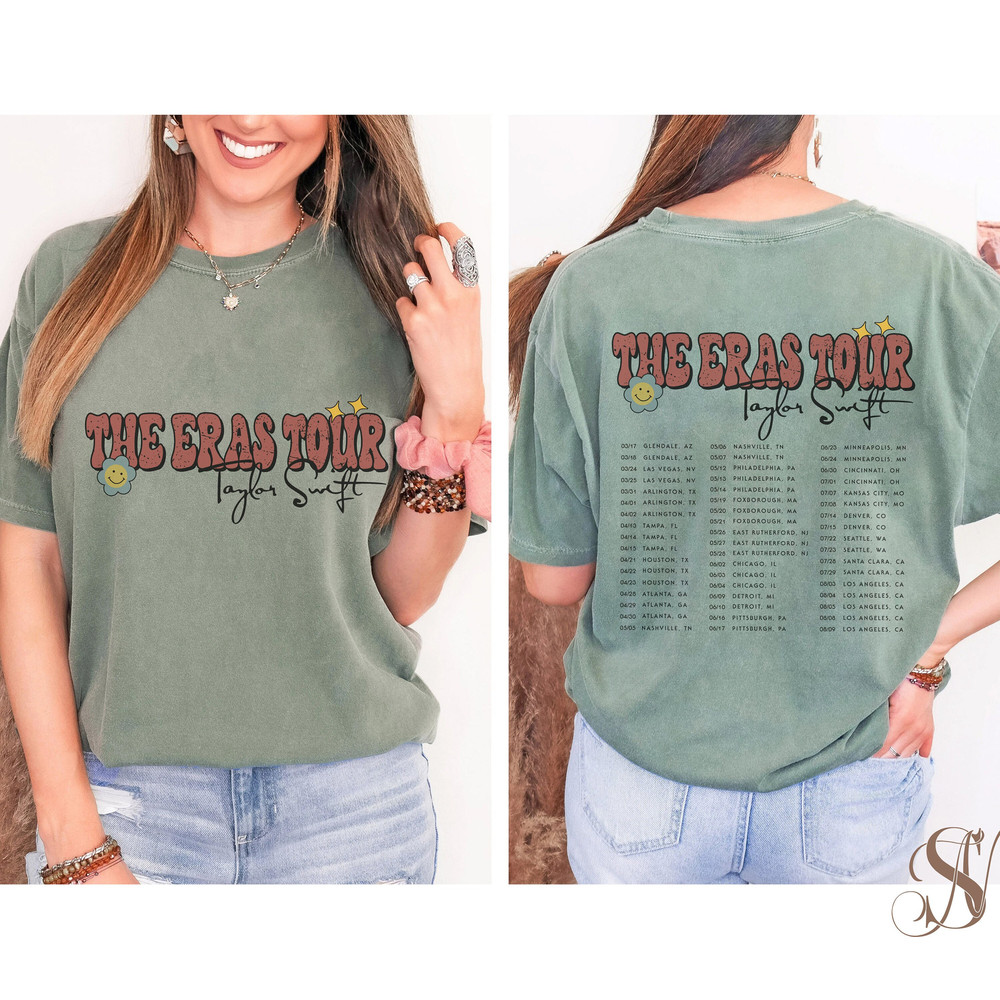 Swiftie Eras Tour Comfort Tshirt, TS The Eras Tour T-Shirt, The Eras Tour Shirt, Eras Tour 2023 Shirt, Midnights Album Shirt - 1.jpg
