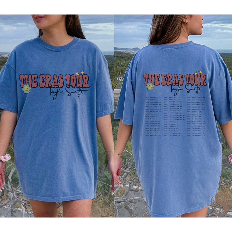 Swiftie Eras Tour Comfort Tshirt, TS The Eras Tour T-Shirt, The Eras Tour Shirt, Eras Tour 2023 Shirt, Midnights Album Shirt - 3.jpg