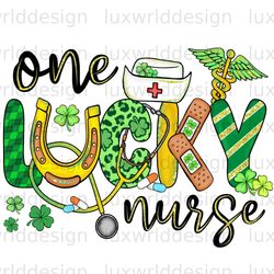one lucky nurse png  st. patricks day png  st. pat