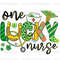 One Lucky Nurse PNG St Patrick's Day png St Patricks Nurse png Sublimation Design Nurse png Digital Download Lucky Png - 1.jpg