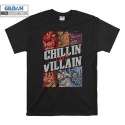 disney villains chillin_ like a villain group t shirt hoodie hoody t-shirt tshirt s-m-l-xl-xxl-3xl-4xl-5xl oversized men