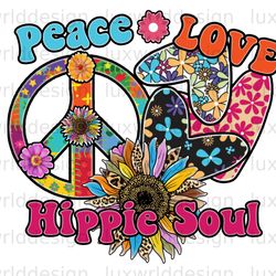peace love hippie soul png  hippie png  hippie sou